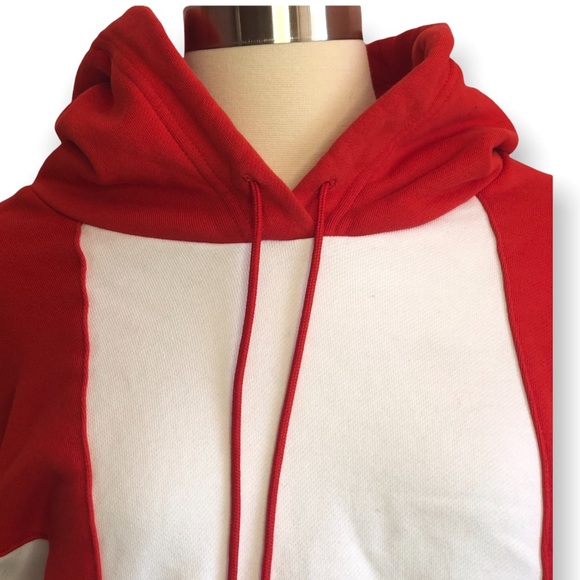 Adidas Sweatshirt Adidas Originals Cropped Large Trefoil Logo Hoodie- Small - Picture 3 of 8